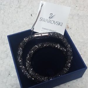 Swarovski black stardust bracelet wrap